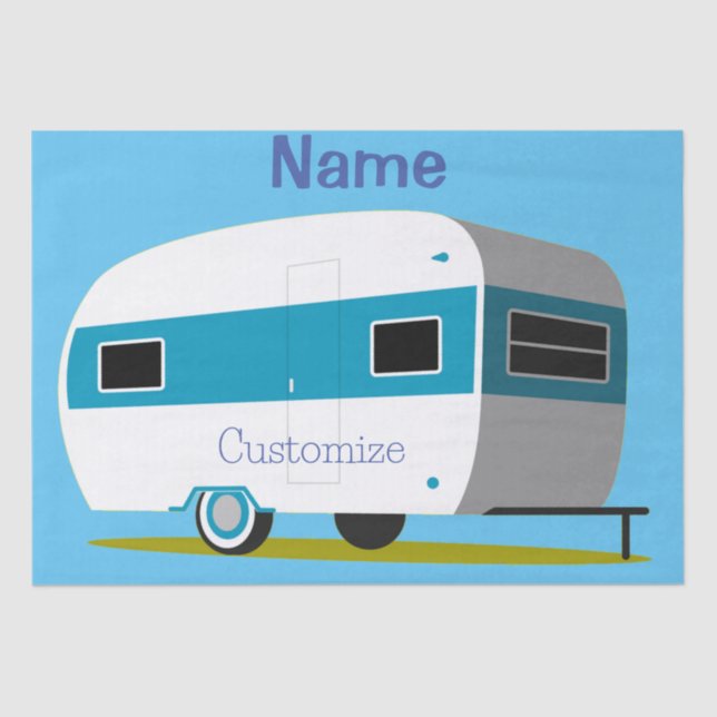 Caravan Camper RV Thunder_Cove  Tissue Paper (Front)