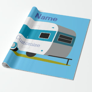 Caravan Camper RV Thunder_Cove  Wrapping Paper