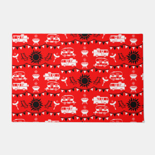 Caravan Camping Decor Doormat