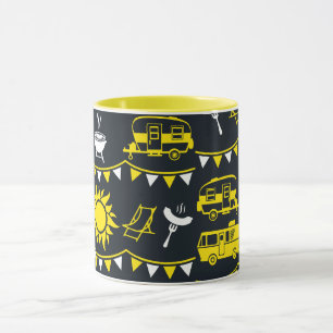 Caravan Camping Decor Mug