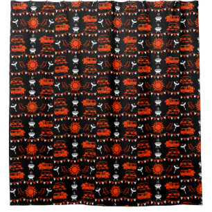 Caravan Camping Decor Shower Curtain