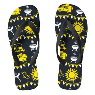 Caravan Camping Decor Thongs