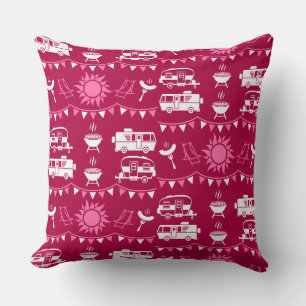Caravan Camping Home Decor Cushion