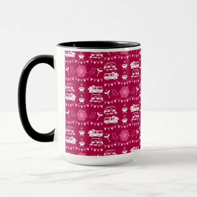 Caravan Camping Home Decor Mug (Left)