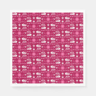 Caravan Camping Home Decor Napkin