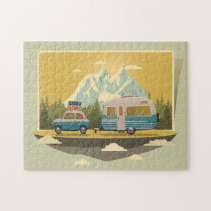 Caravan Camping Jigsaw Puzzle