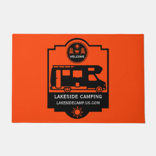 Caravan Campsite Promotion Doormat