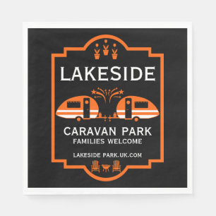 Caravan Campsite Promotion Napkin