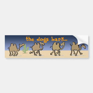 caravan - customisable text bumper sticker