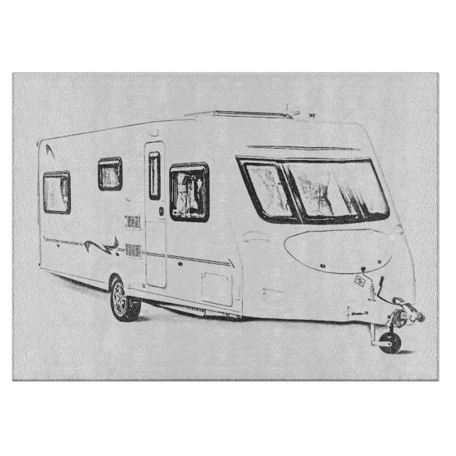 "Caravan" design cutting boards (Front)