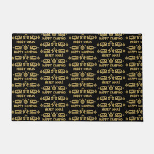 Caravan Happy Christmas Camping Doormat