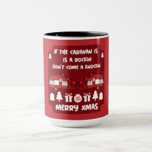 Caravan Happy Christmas Camping Mug