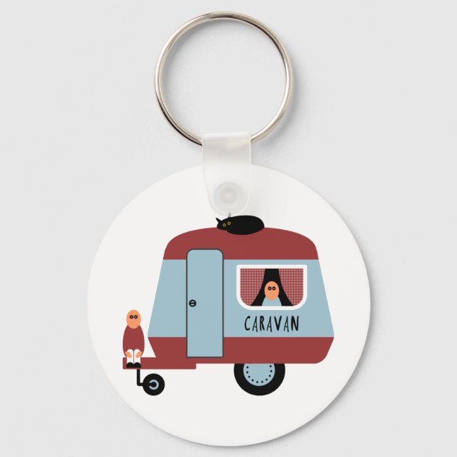 Caravan Key Ring (Front)