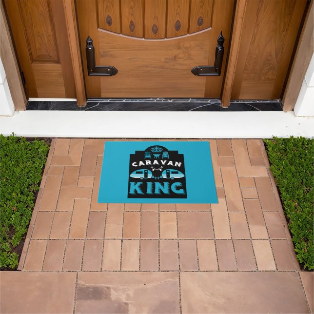 Caravan King Gifts For Campers Doormat (Outdoor)