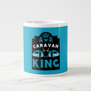 Caravan King Gifts For Campers Large Coffee Mug