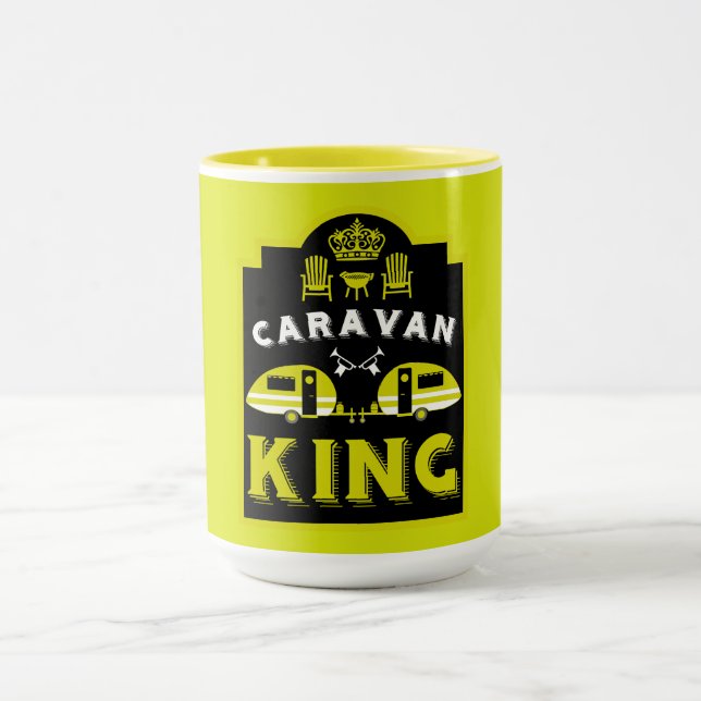 Caravan King Gifts For Campers Mug (Center)