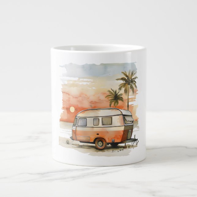 Caravan Large Coffee Mug (Front)