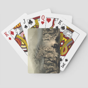 Caravan of Armenian Merchants, Transcaucasia, plat Playing Cards