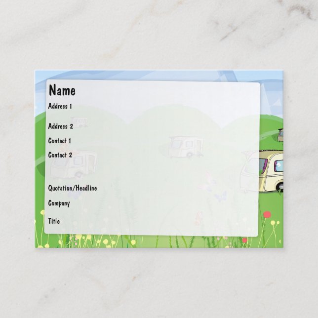 Caravan Park Business Card (Front)