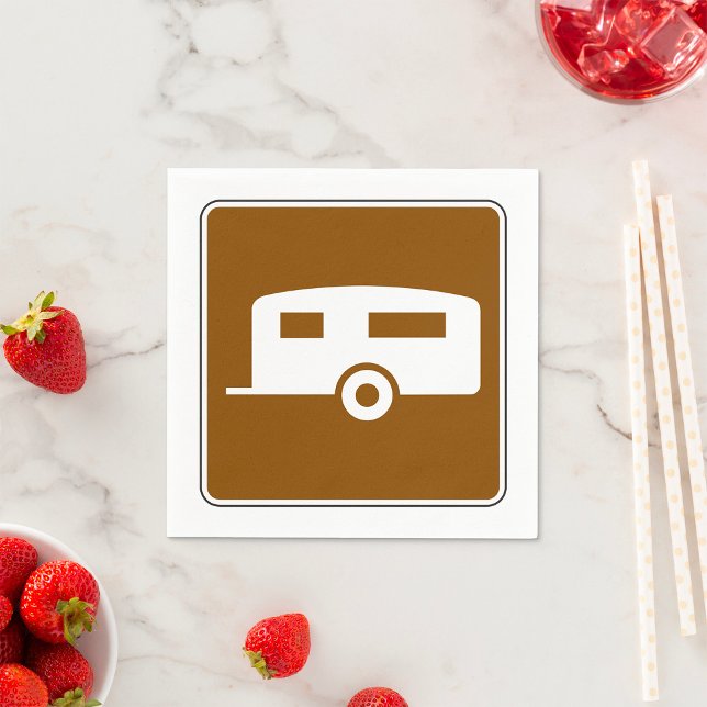 Caravan Park Paper Napkins (Creator Uploaded)