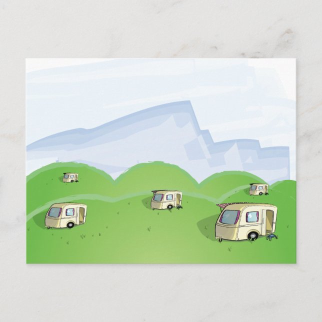 caravan park postcard (Front)