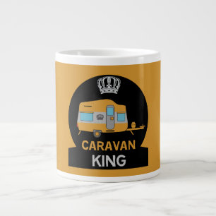 Caravaner Caravanning Funny Caravan Gifts Coff Large Coffee Mug