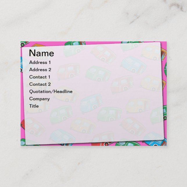 Caravans Business Card (Front)