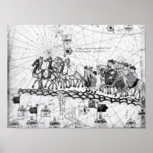 Caravans Crossing The Urals on the way to Poster