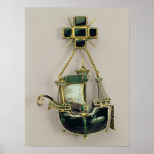 Caravel pendant, 1580s-90s poster