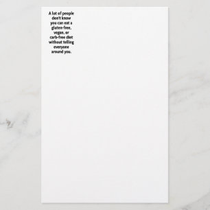 carb-free stationery