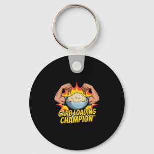 Carb Loading Champion Funny Thanksgiving Potatoes Key Ring
