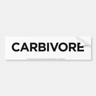 Carbivore Bumper Sticker