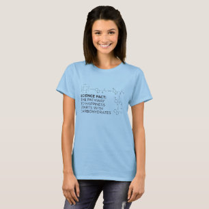 Carbohydrates: The Path to Happiness Ladies' T T-Shirt