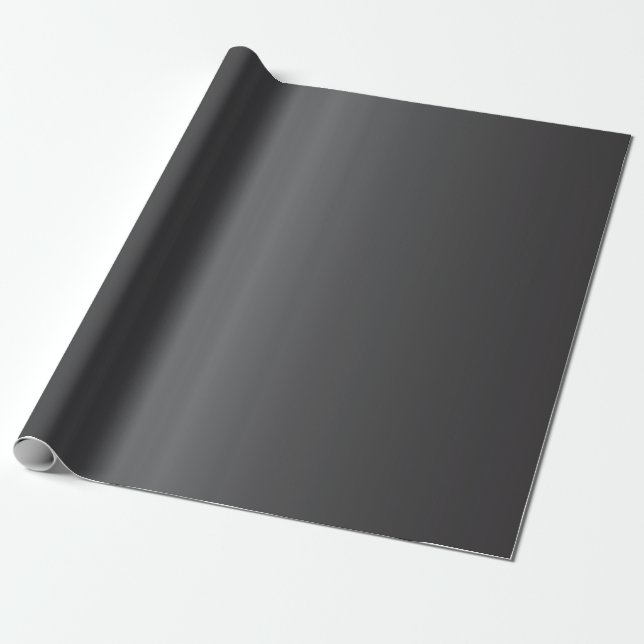 Carbon Black Bells Wrapping Paper (Unrolled)