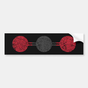 Carbon Dioxide Molecular Structure Bumper Sticker