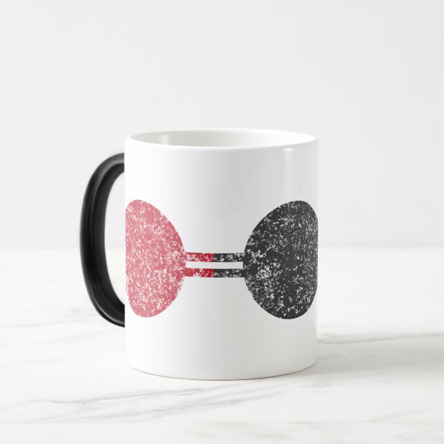 Carbon Dioxide Molecular Structure Magic Mug (Front Left)