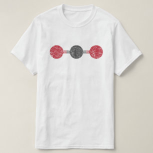Carbon Dioxide Molecular Structure T-Shirt