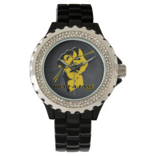 CARBON-FIBER DRAG RACER WATCH