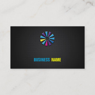 Carbon Fiber Effect Logo Business Card