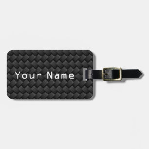 Carbon fiber luggage tag