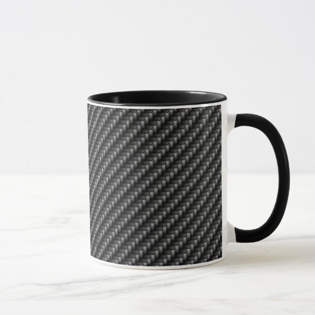 Carbon Fibre 2 Mug (Right)