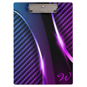 Carbon Fibre 3 Colour Options Clipboard