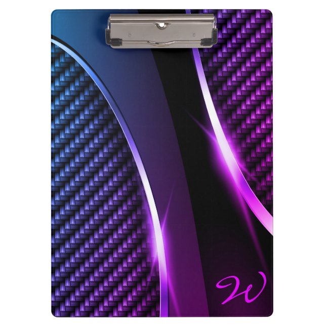 Carbon Fibre 3 Colour Options Clipboard (Front)