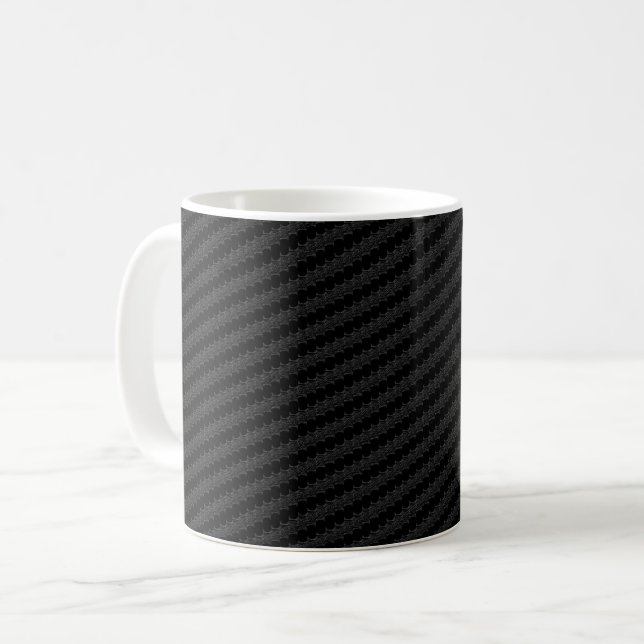 Carbon Fibre Capital Coffee Mug (Front Left)