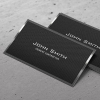 Carbon Fibre Cement Contractor Business Card