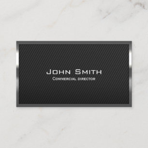 Carbon Fibre Commercial Director Business Card