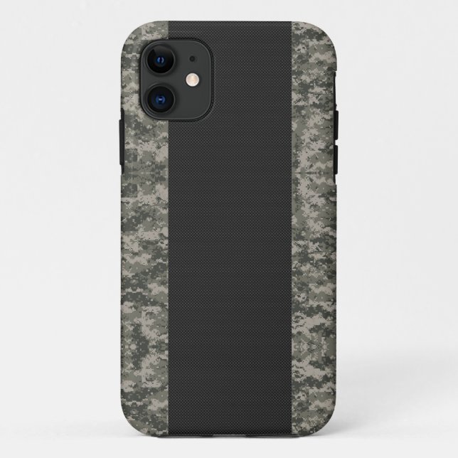 Carbon Fibre & Digital Camouflage iPhone 5 Case (Back)