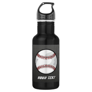Carbon Fibre look Baseball 532 Ml Water Bottle