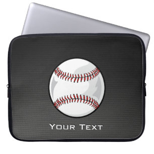 Carbon Fibre look Baseball Laptop Sleeve