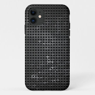Carbon-fibre-reinforced polymer grill iPhone 11 case